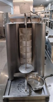 Μεταχειρισμένος Γύρος Αερίου Με 6 Καυστήρες Για 45Kg Κρέας NORTH 